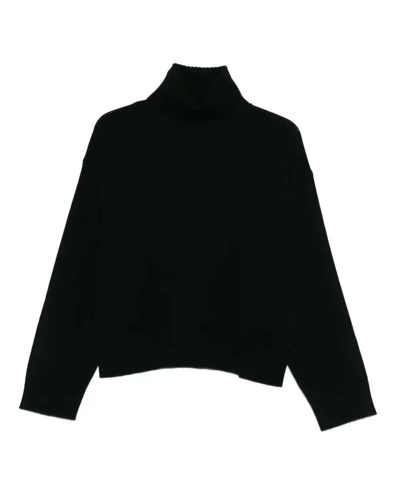 ALLUDE Pullover mit Rollkragen - Schwarz Schwarz