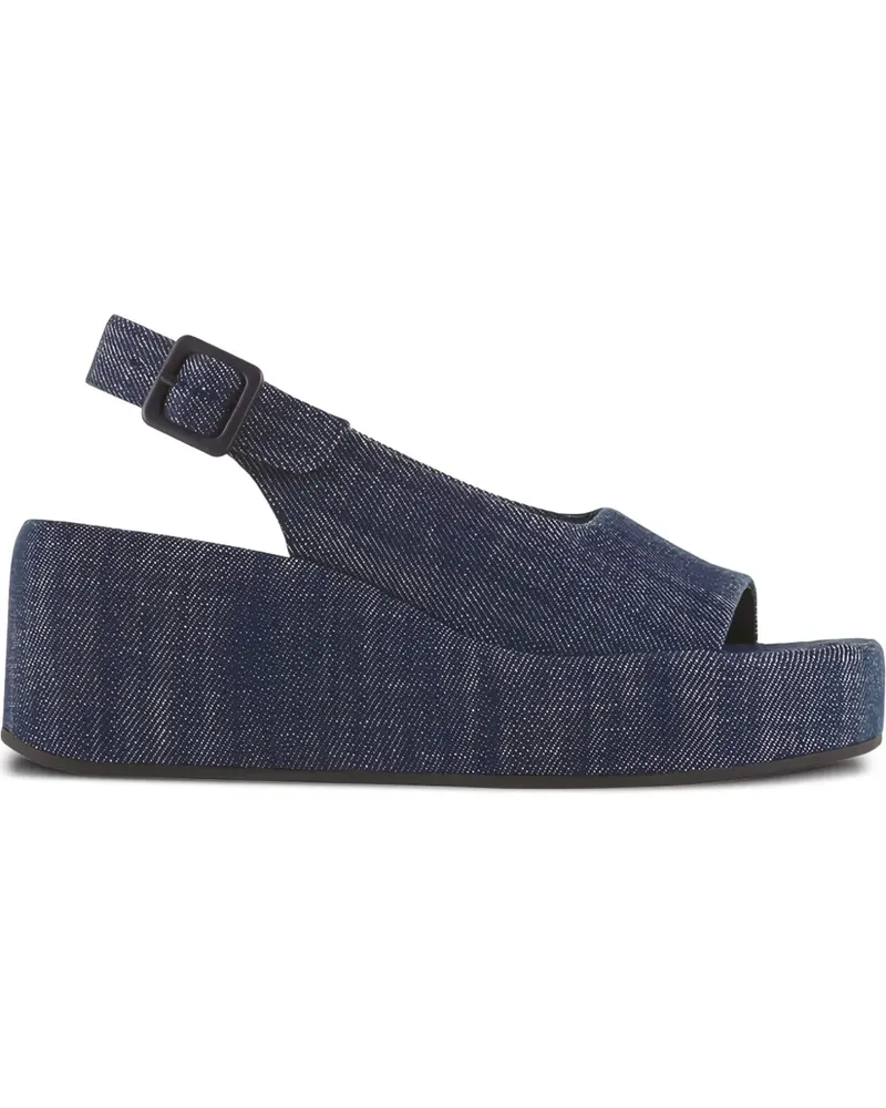 Högl Sandalen mit Plateau 65mm - Blau Blau