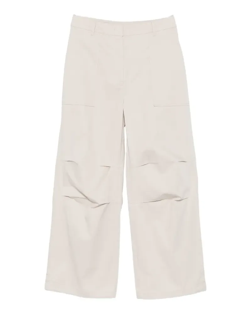 AlphaTauri Pura V1.Y10.01 pleated-knee trousers - Nude Nude