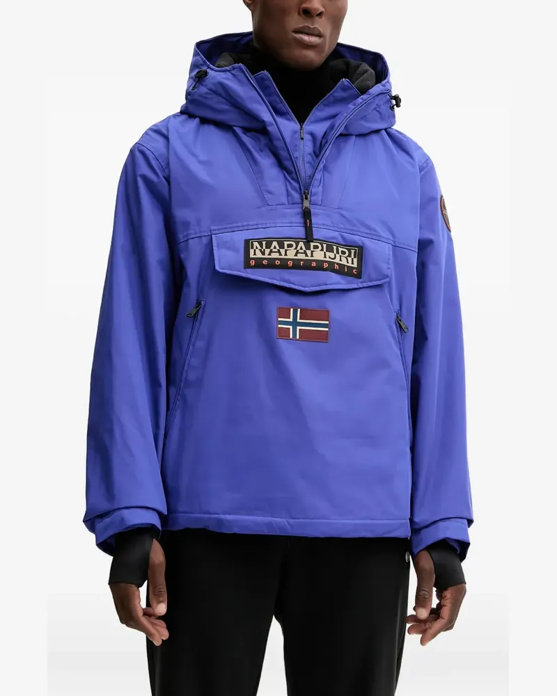 Napapijri Rainforest Next Winter Hoodie - Blau Blau