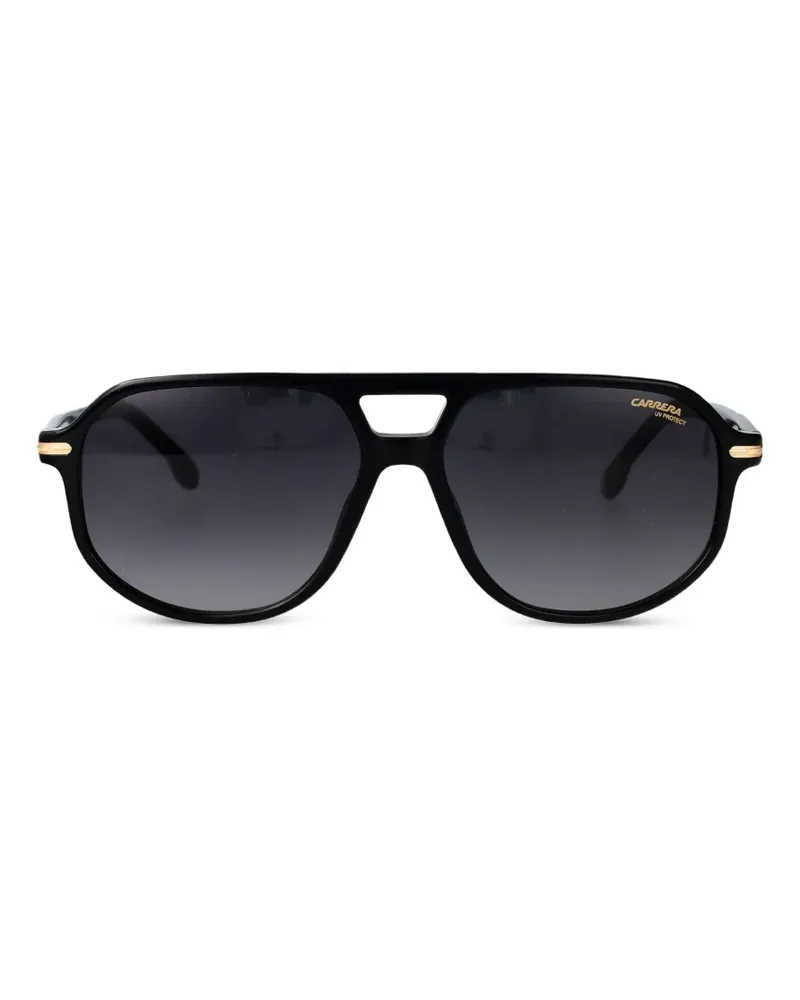 Carrera 375S double-bridge pilot sunglasses - Schwarz Schwarz