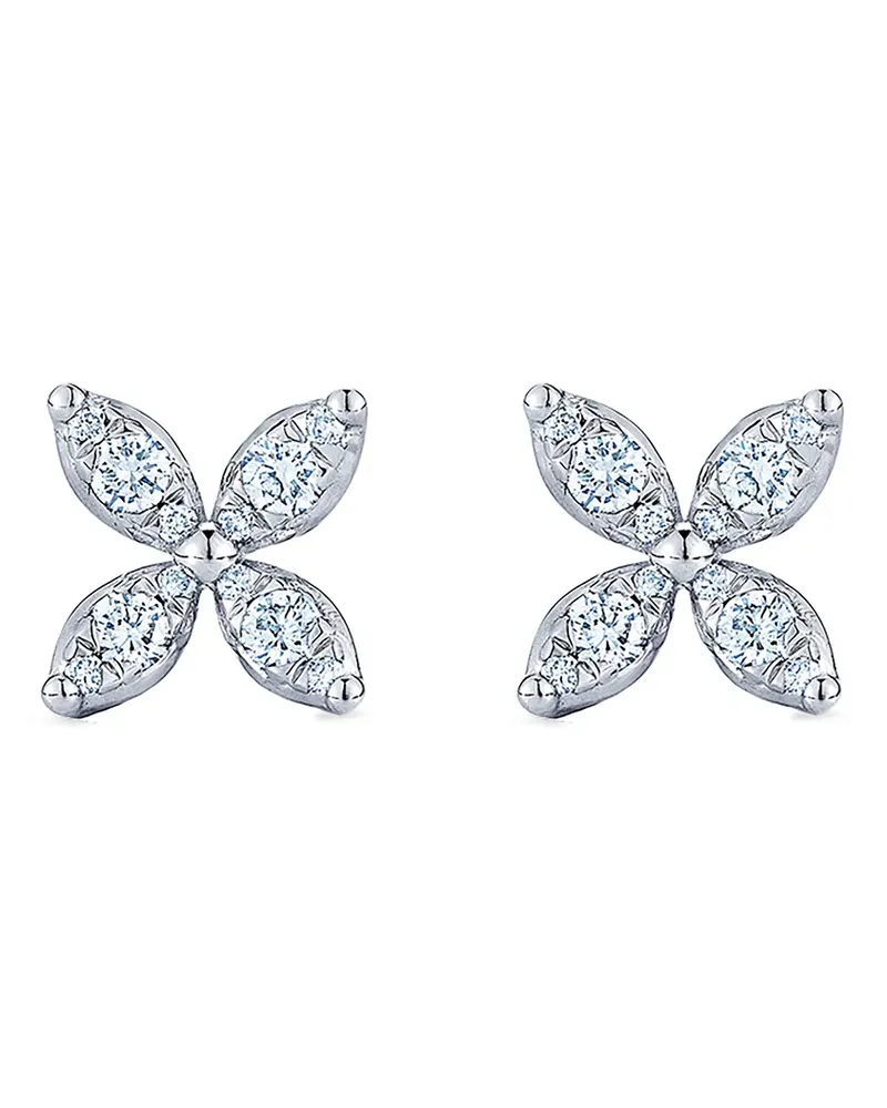 KWIAT 18kt Weißgoldohrstecker mit Diamanten - Silber Silber