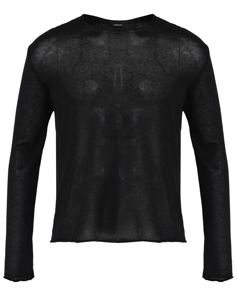 Osklen Pullover aus Trikot-Strick - Schwarz Schwarz