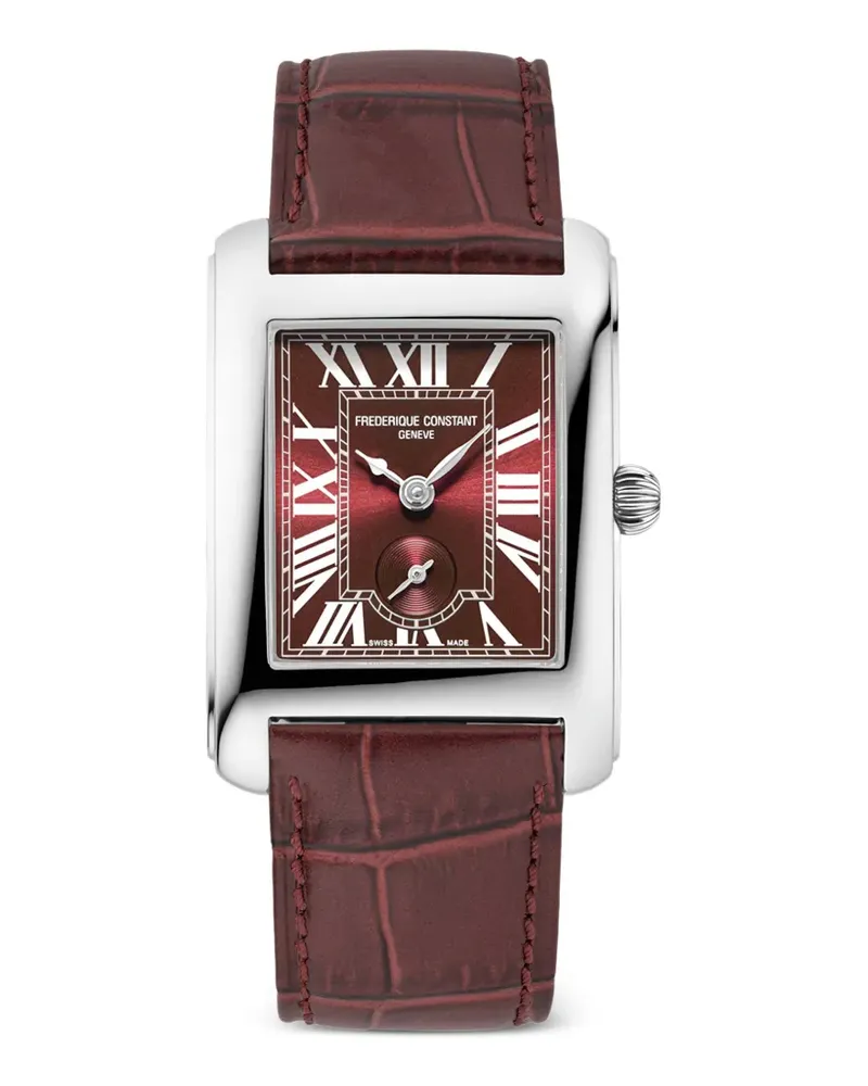 Frédérique Constant Classics Carree Small Seconds Armbanduhr 36mm - Rot Rot