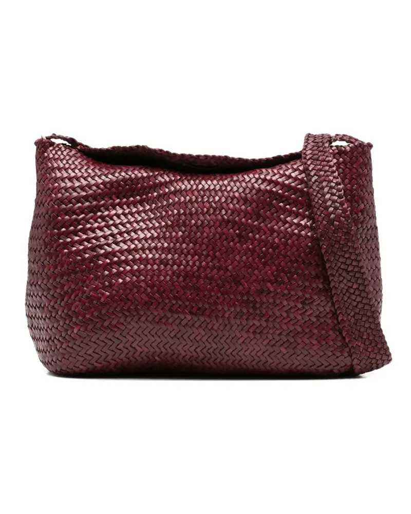 Dragon Diffusion Gewebte Schultertasche - Rot Rot