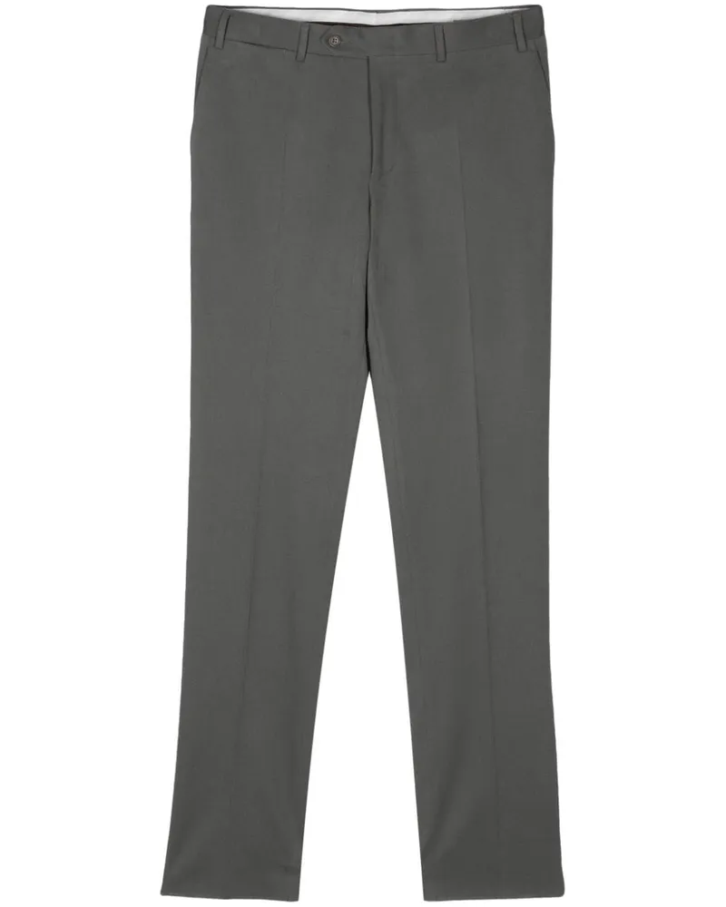 Canali Hose mit geradem Bein - Grün Grün
