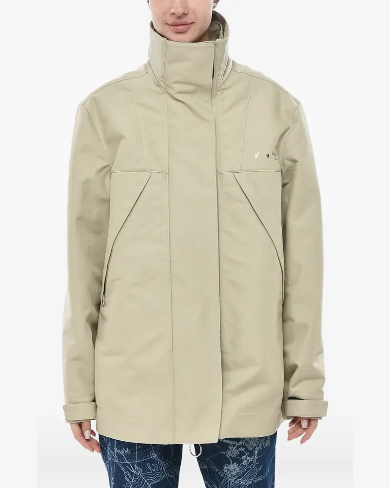 OFF-WHITE touch-strap jacket - Nude Nude