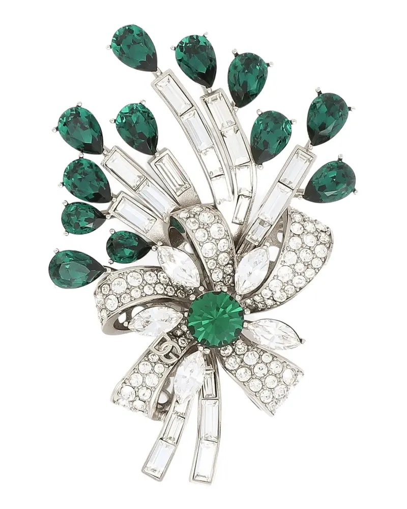 Dolce & Gabbana Brosche mit Schleife - Silber Silber