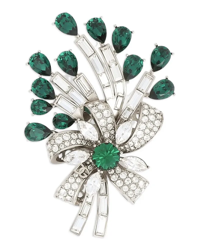 Dolce & Gabbana Brosche mit Schleife - Silber Silber