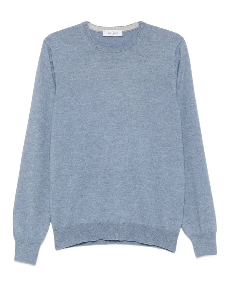 Gran Sasso crew-neck long-sleeve sweater - Blau Blau
