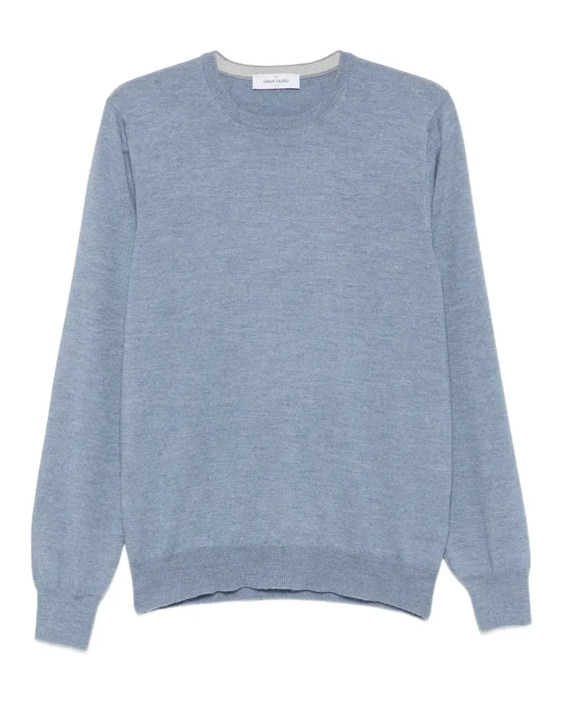 Gran Sasso Pullover mit rundem Ausschnitt - Blau Blau