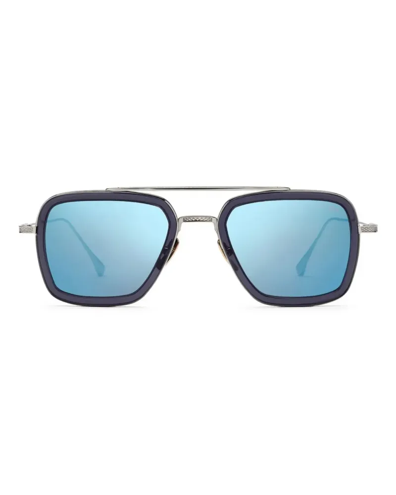 DITA Sonnenbrille mit geometrischem Gestell - Grau Grau