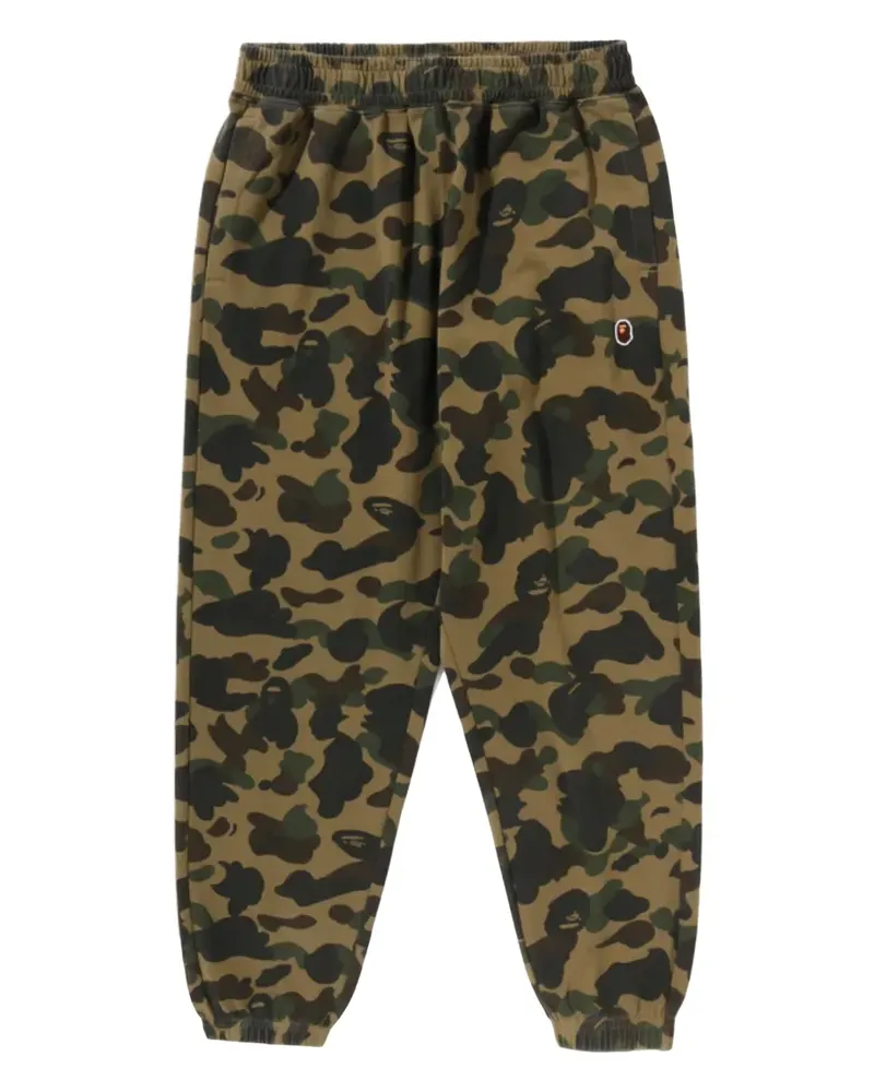 BAPE camouflage-print track pants - Grün Grün