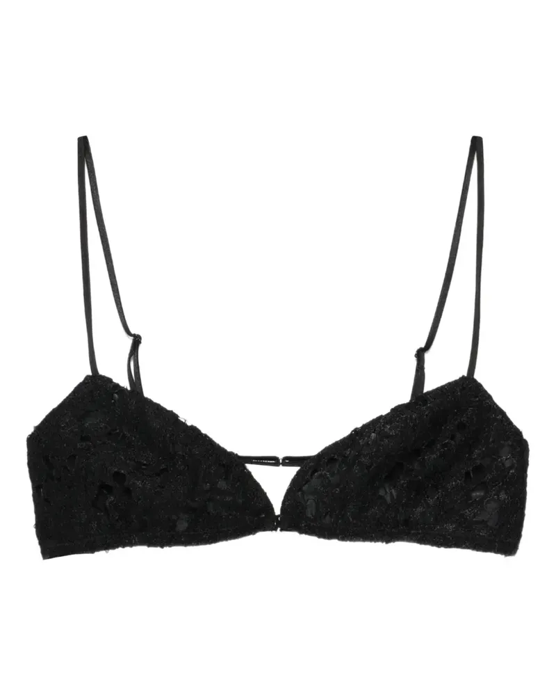Ludovic de Saint Sernin BH mit Spitzenborten - Schwarz Schwarz