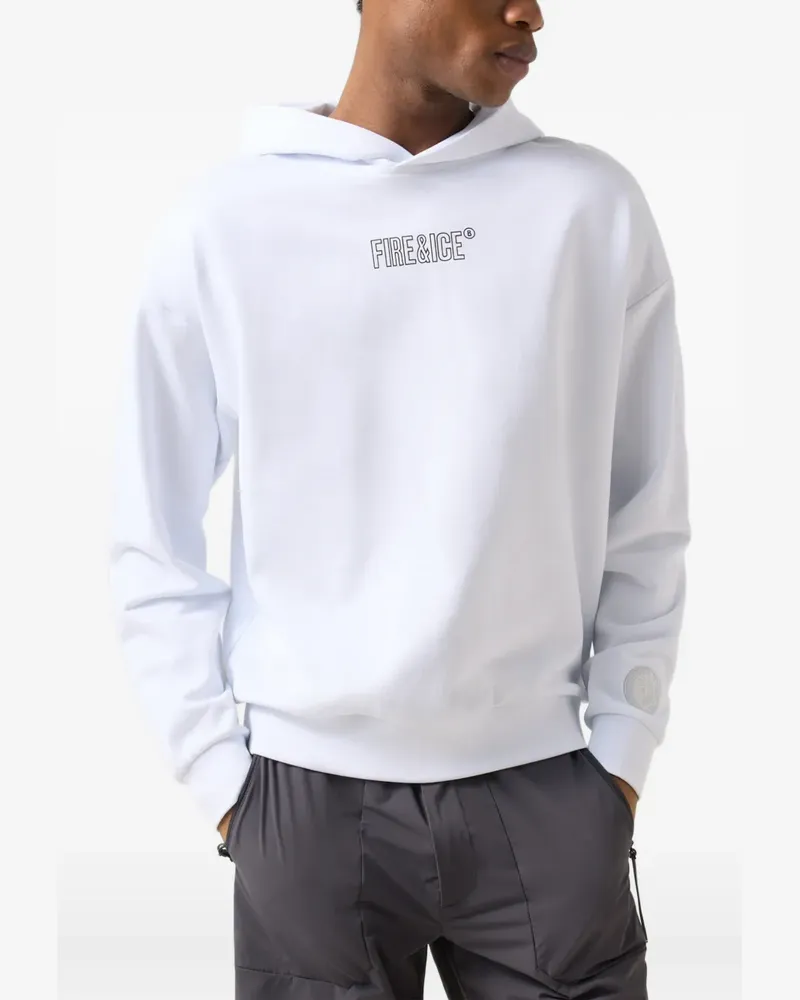 Bogner Fire & Ice Ilay Hoodie mit Logo-Print - Weiß Weiß