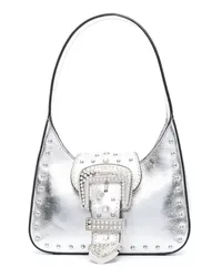 Moschino Handtasche mit Schnallen Grau