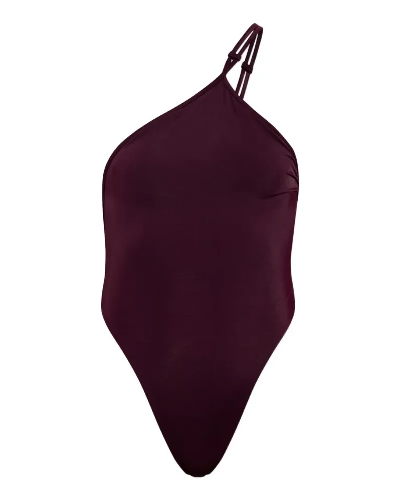 Dsquared2 One-Shoulder-Badeanzug - Violett Violett