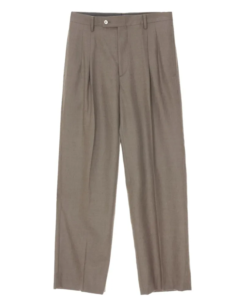 AURALEE Hose mit zwei Falten - Braun Braun