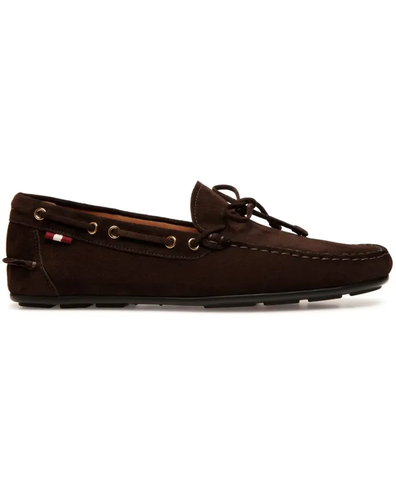 Bally Loafer aus Wildleder - Braun Braun