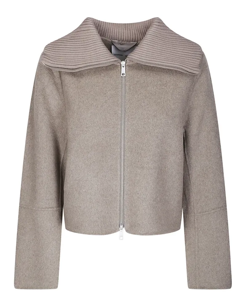 Samsøe & Samsøe Sacleo Jacke mit geripptem Kragen - Nude Nude