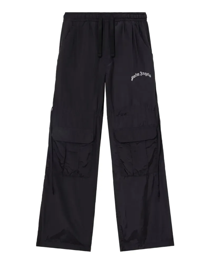 Palm Angels Jogginghose mit Logo-Print - Schwarz Schwarz