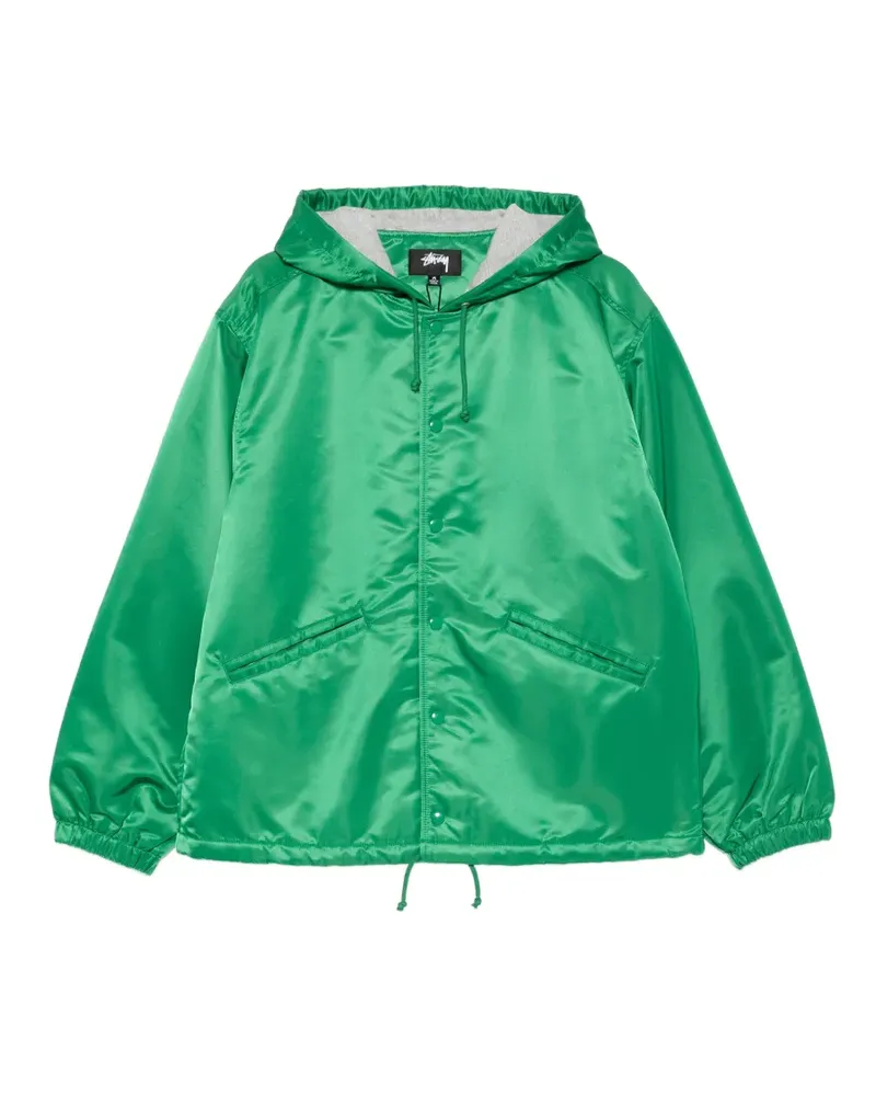 Stüssy hooded drawstring jacket - Grün Grün