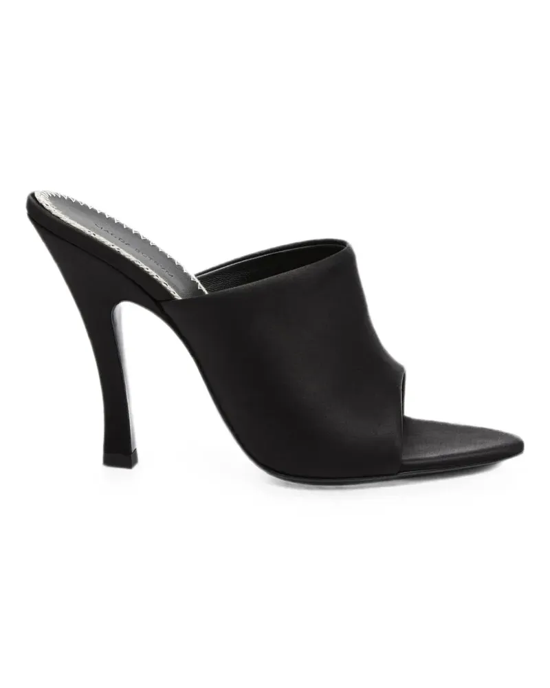 Magda Butrym open-toe satin-finish sandals - Schwarz Schwarz