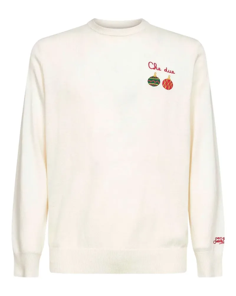 MC2 Saint Barth Pullover mit Stickerei - Nude Nude