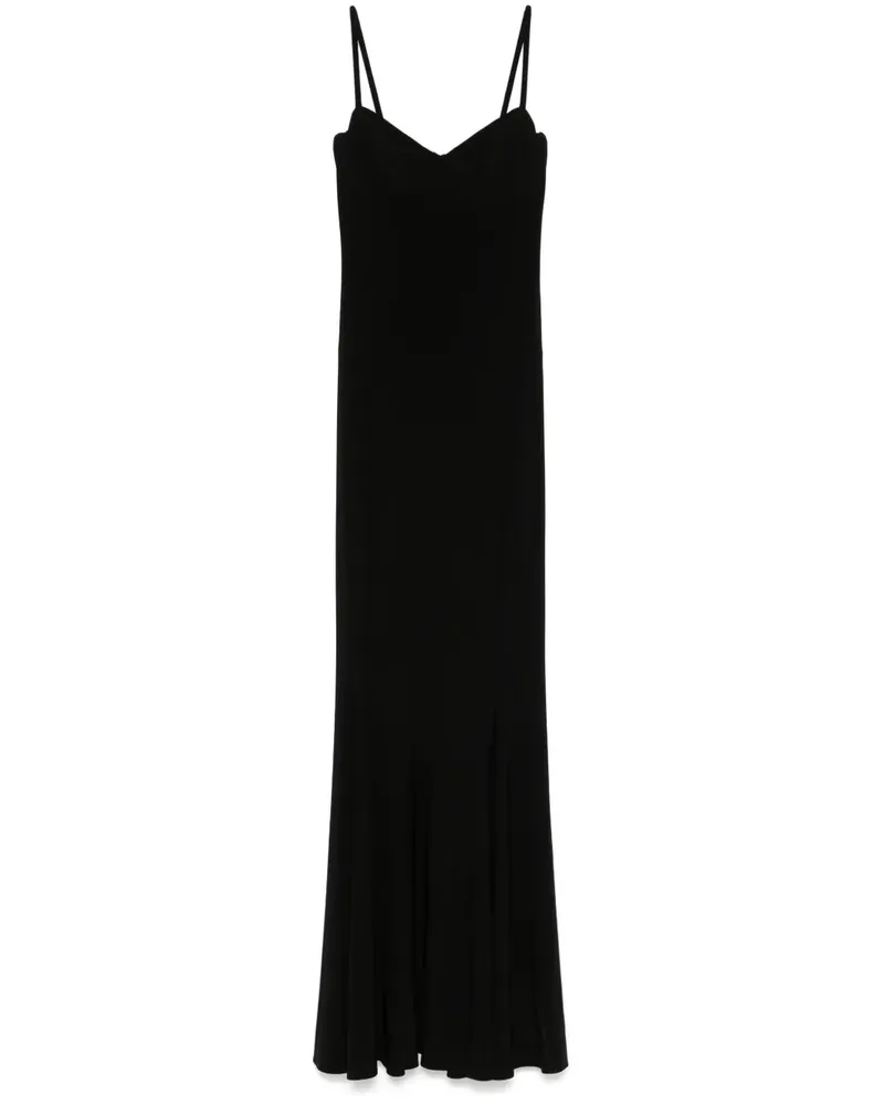 Norma Kamali Abendkleid mit Bügel-Cup - Schwarz Schwarz