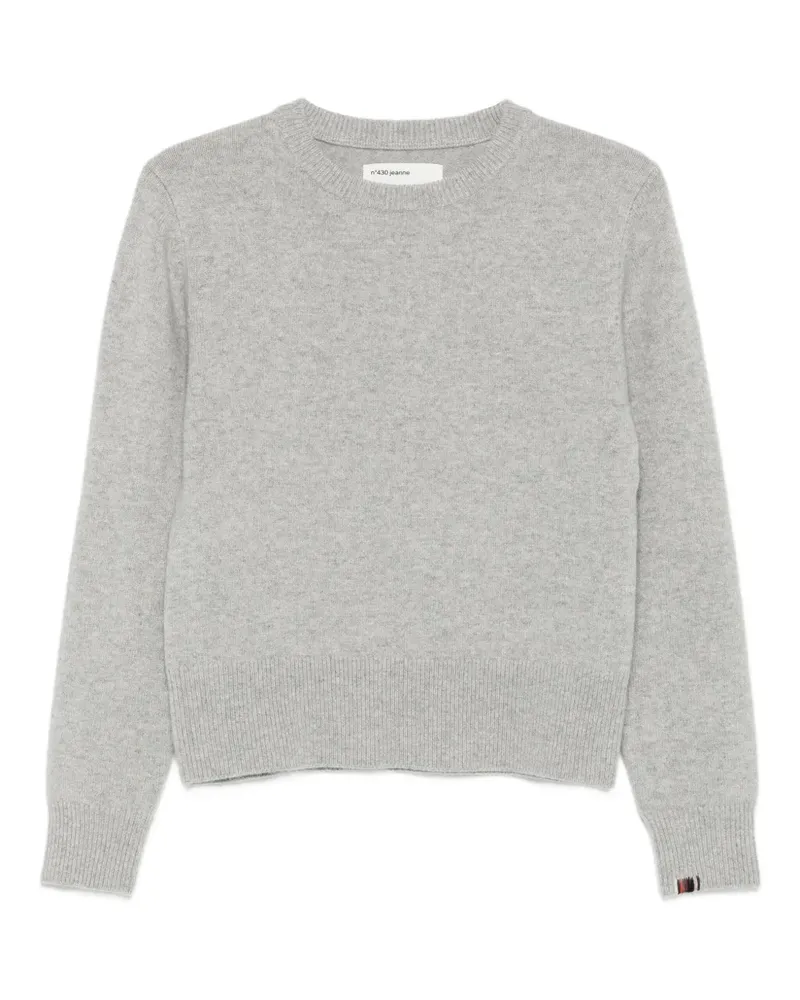 extreme cashmere crew-neck fine-knit jumper - Grau Grau