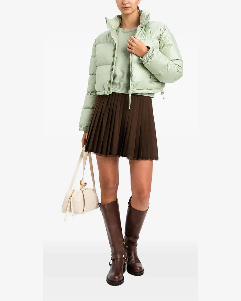 Twin-Set quilted puffer jacket - Grün Grün