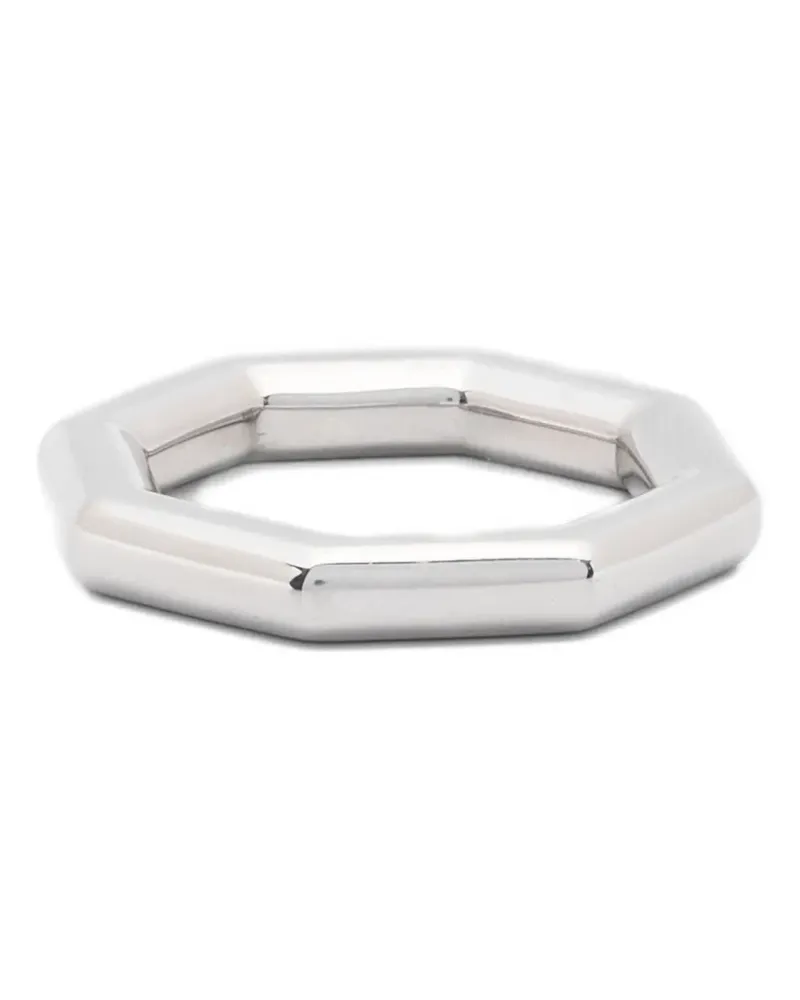 Fersera The Sculptor's octagon ring - Silber Silber