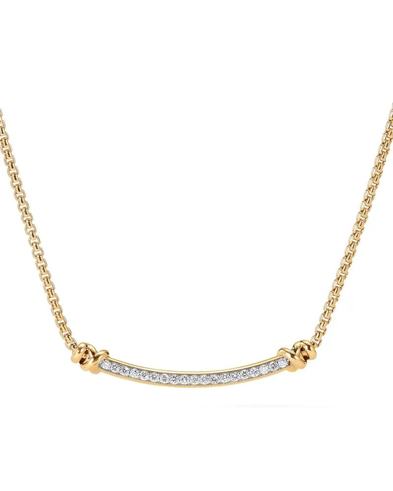 David Yurman 18kt Gelbgoldhalskette Gold