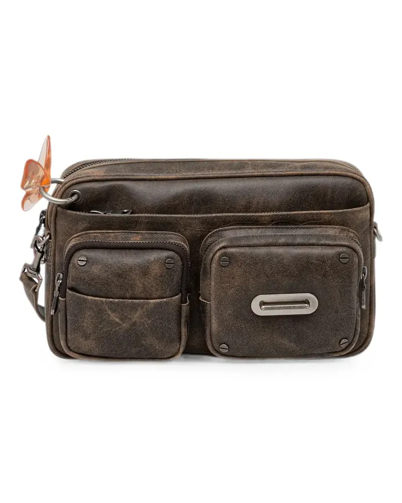 Andersson Bell Butterfly multi-pocket shoulder bag - Braun Braun