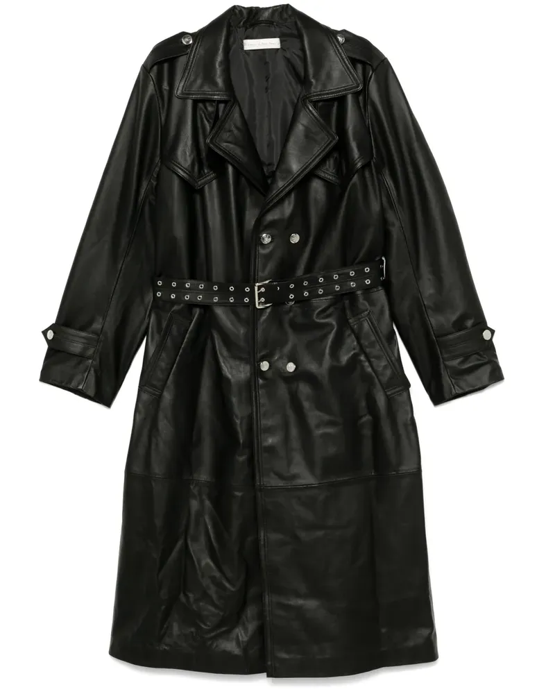 Ludovic de Saint Sernin Amanda Trenchcoat - Schwarz Schwarz