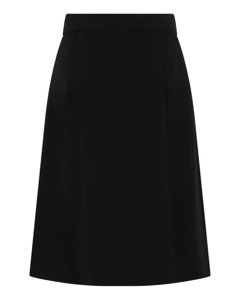 Moschino flared high-waisted mini skirt - Schwarz Schwarz