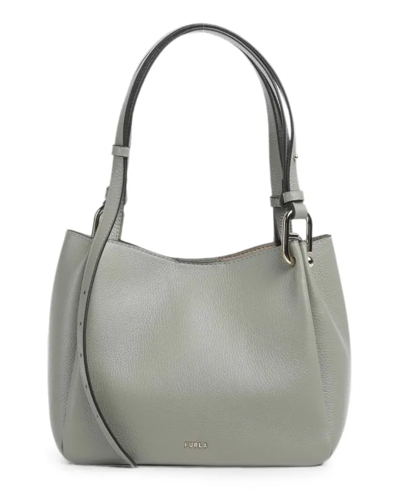 Furla Schultertasche aus gekörntem Leder - Grün Grün