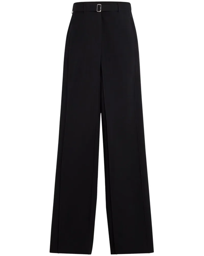 Lanvin Hose mit Gürtel - Schwarz Schwarz