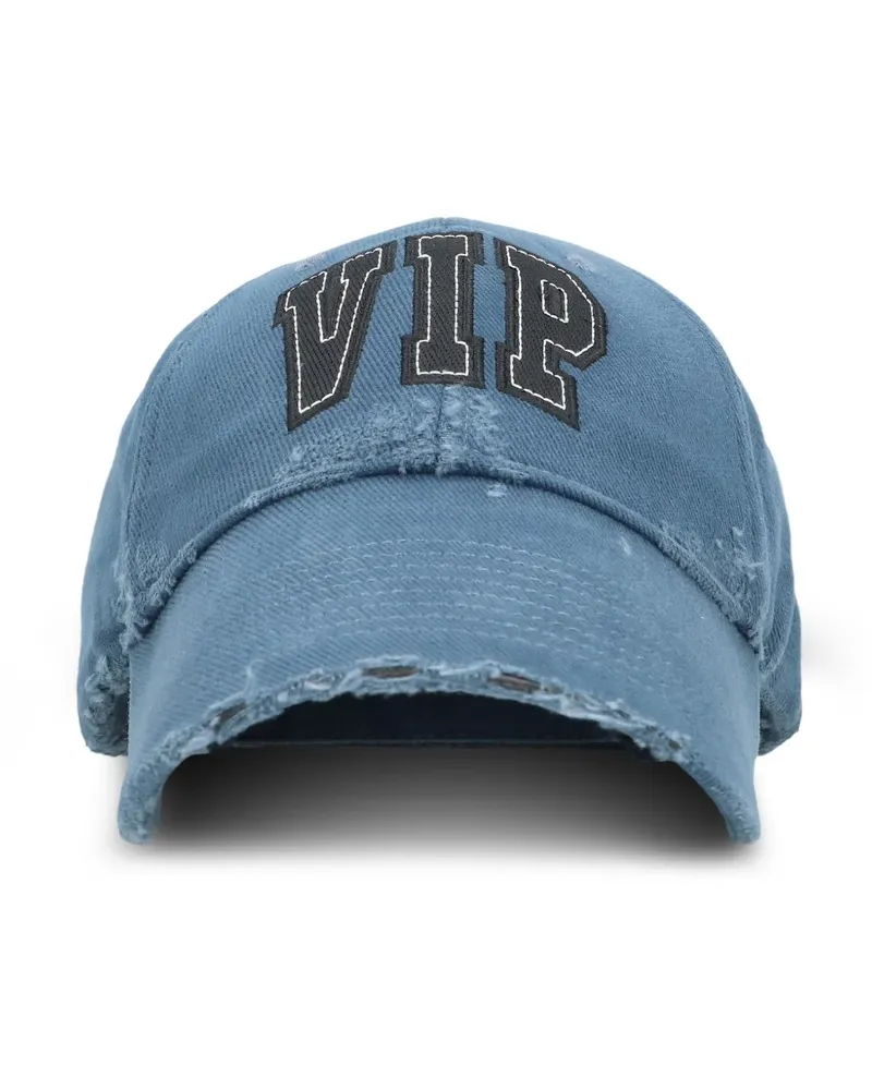 Balenciaga Vip Teamp Baseballkappe mit Logo - Blau Blau