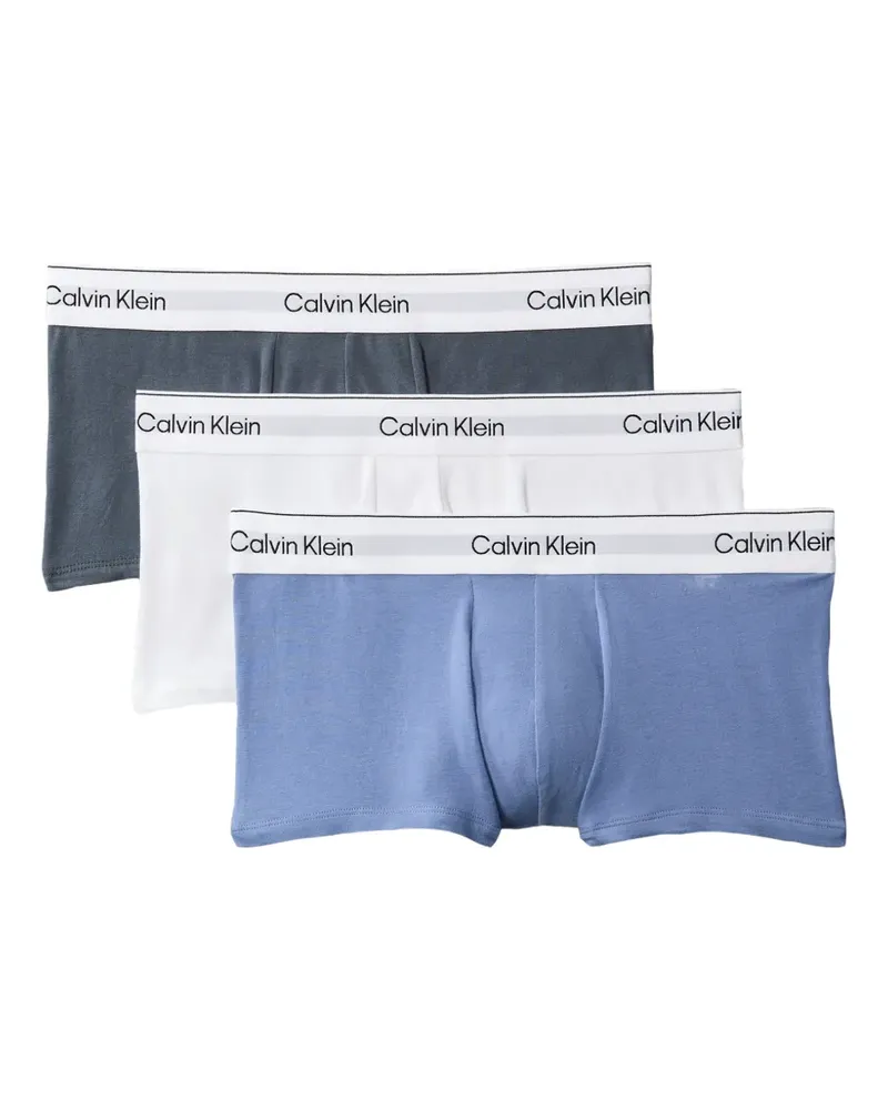 Calvin Klein Boxershorts-Set mit Logo-Bund (3er Pack) - Blau Blau
