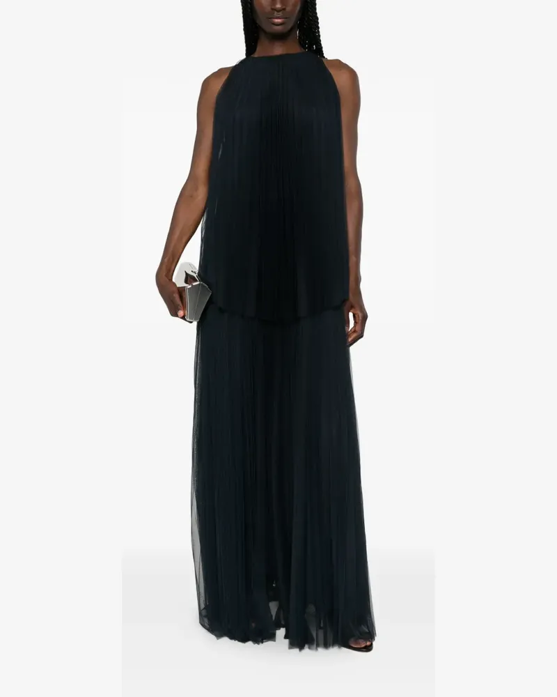 Fabiana Filippi pleated layered dress - Blau Blau