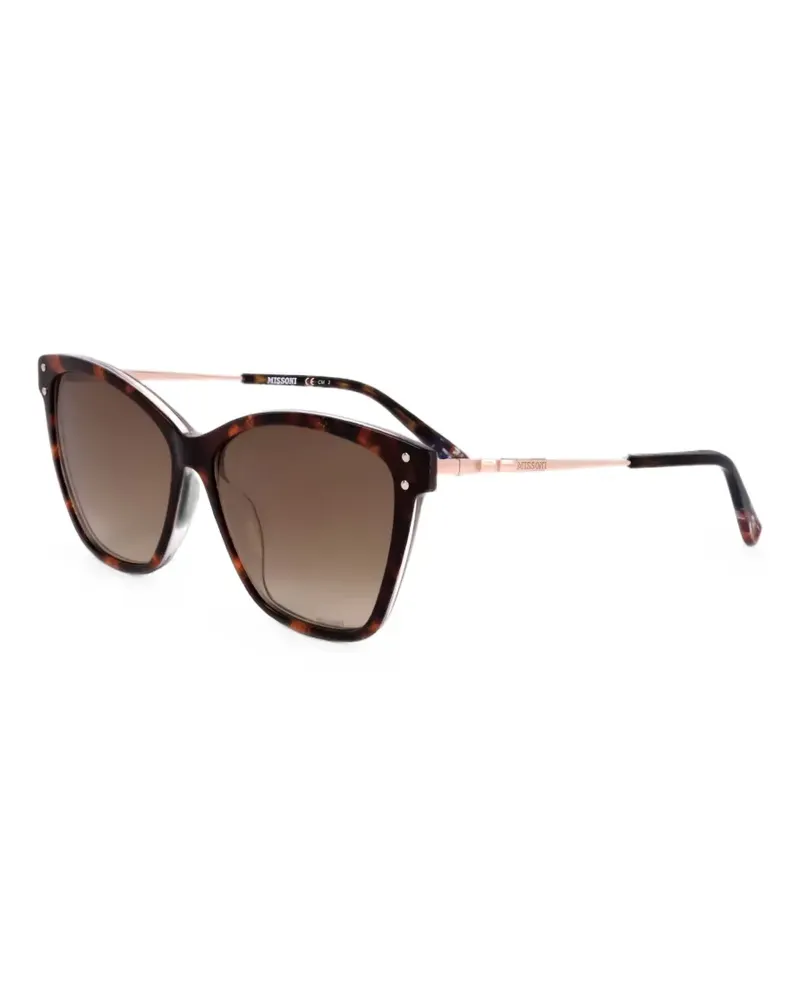 Missoni Cat-Eye-Sonnenbrille in Schildpattoptik - Braun Braun