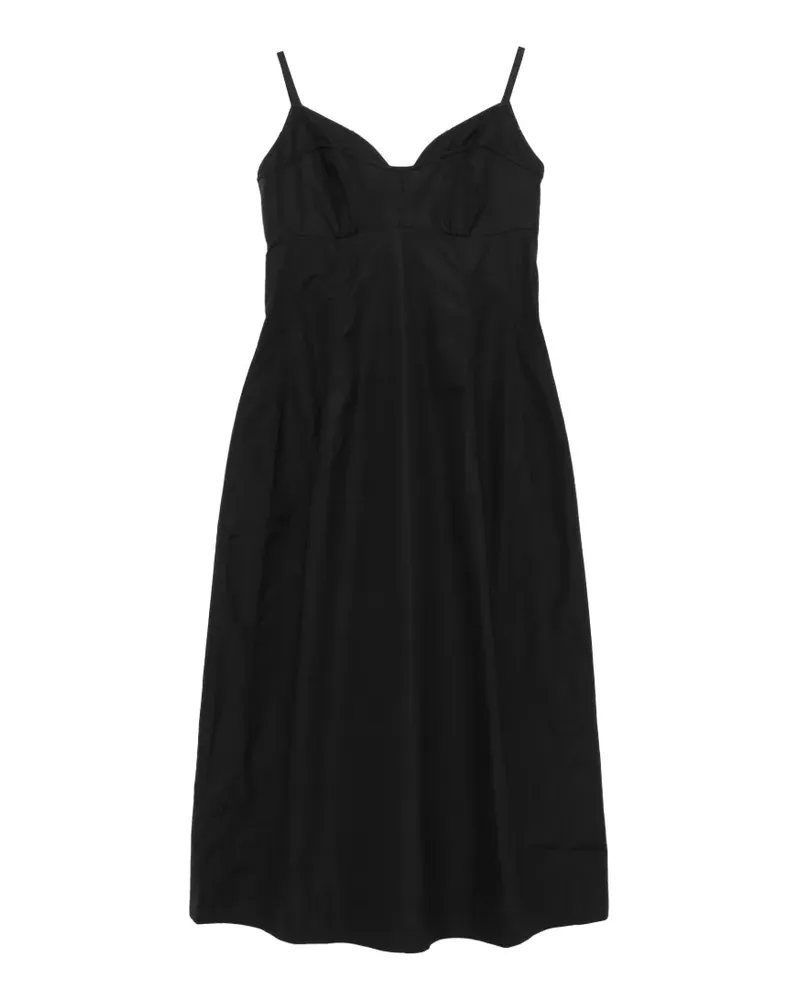 Co Midikleid mit Bustier-Schnitt - Schwarz Schwarz