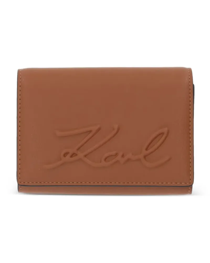 Karl Lagerfeld Karl Signature Portemonnaie - Braun Braun