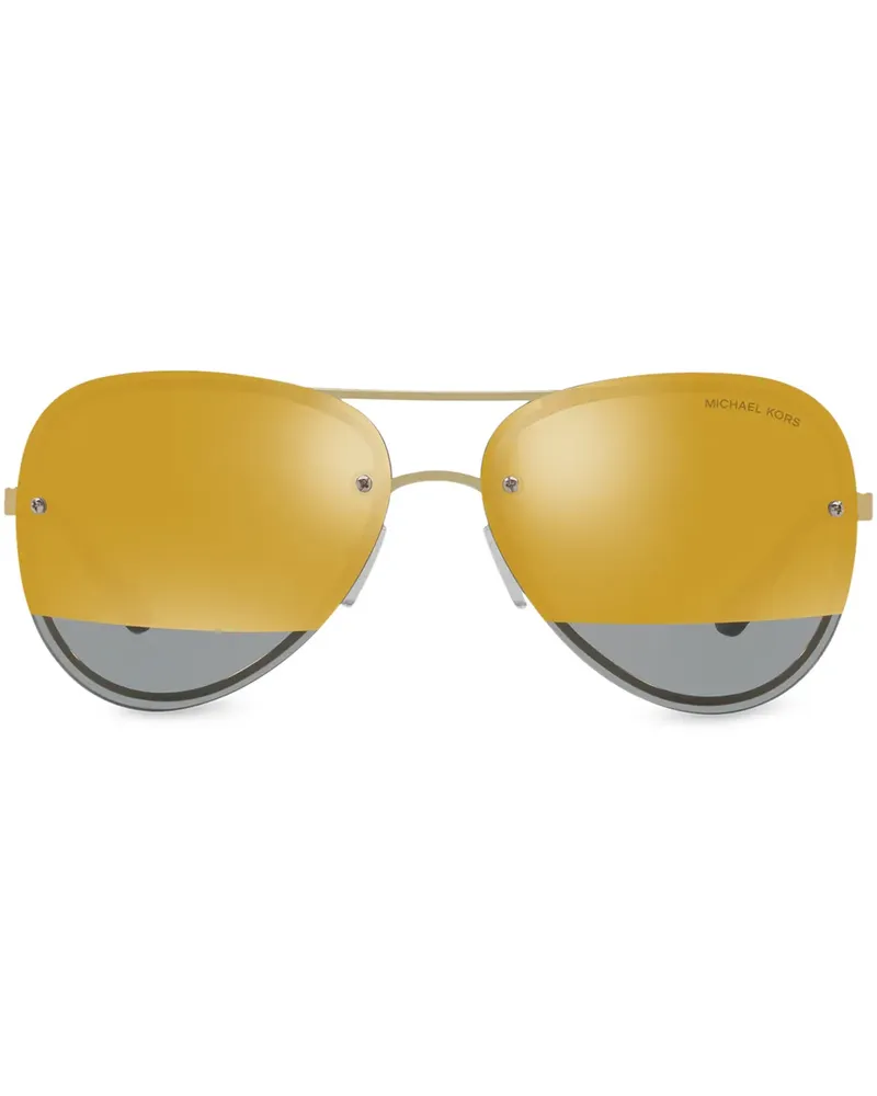 Michael Kors La Jolla' Pilotenbrille - Gold Gold