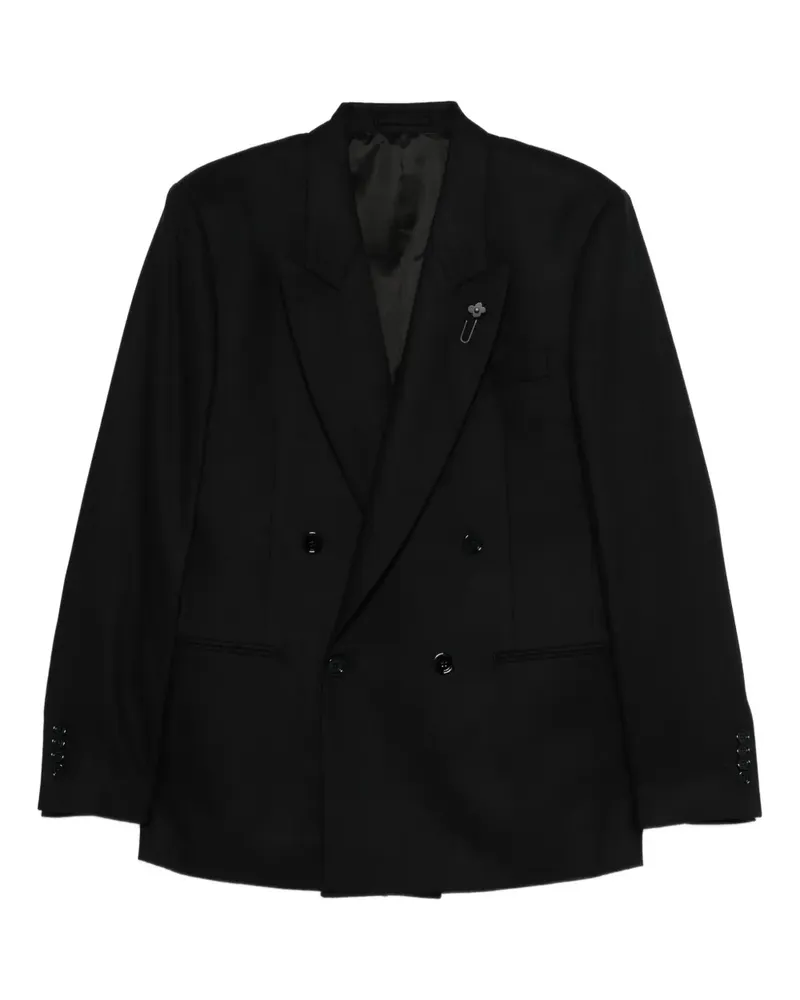LARDINI Doppelreihiges Sakko - Schwarz Schwarz