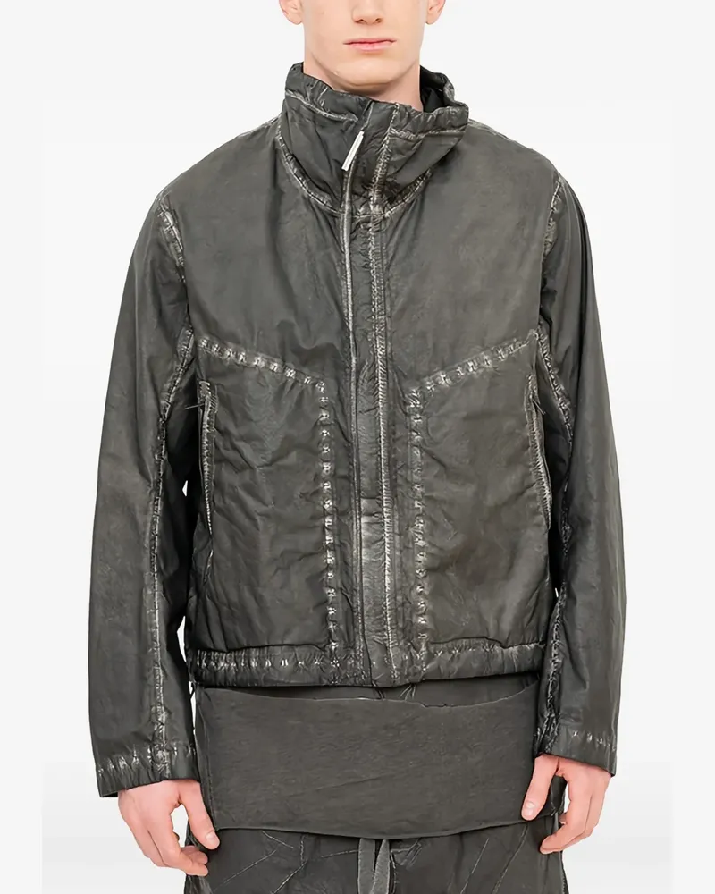 Isaac Sellam Clairvoyant Membrane leather jacket - Grau Grau