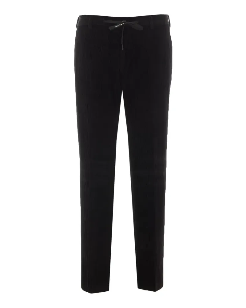 CIRCOLO 1901 Cordhose mit Kordelzug - Schwarz Schwarz
