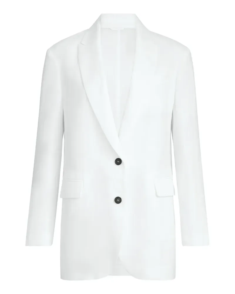 Brunello Cucinelli long-sleeves blazer - Weiß Weiß