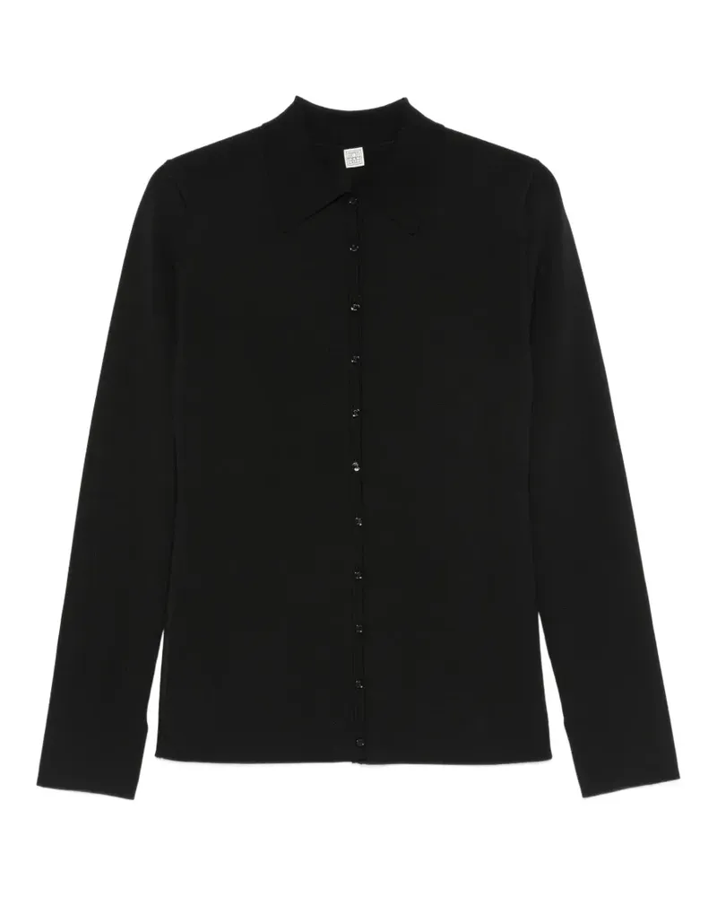 Totême Cardigan mit Knöpfen - Schwarz Schwarz